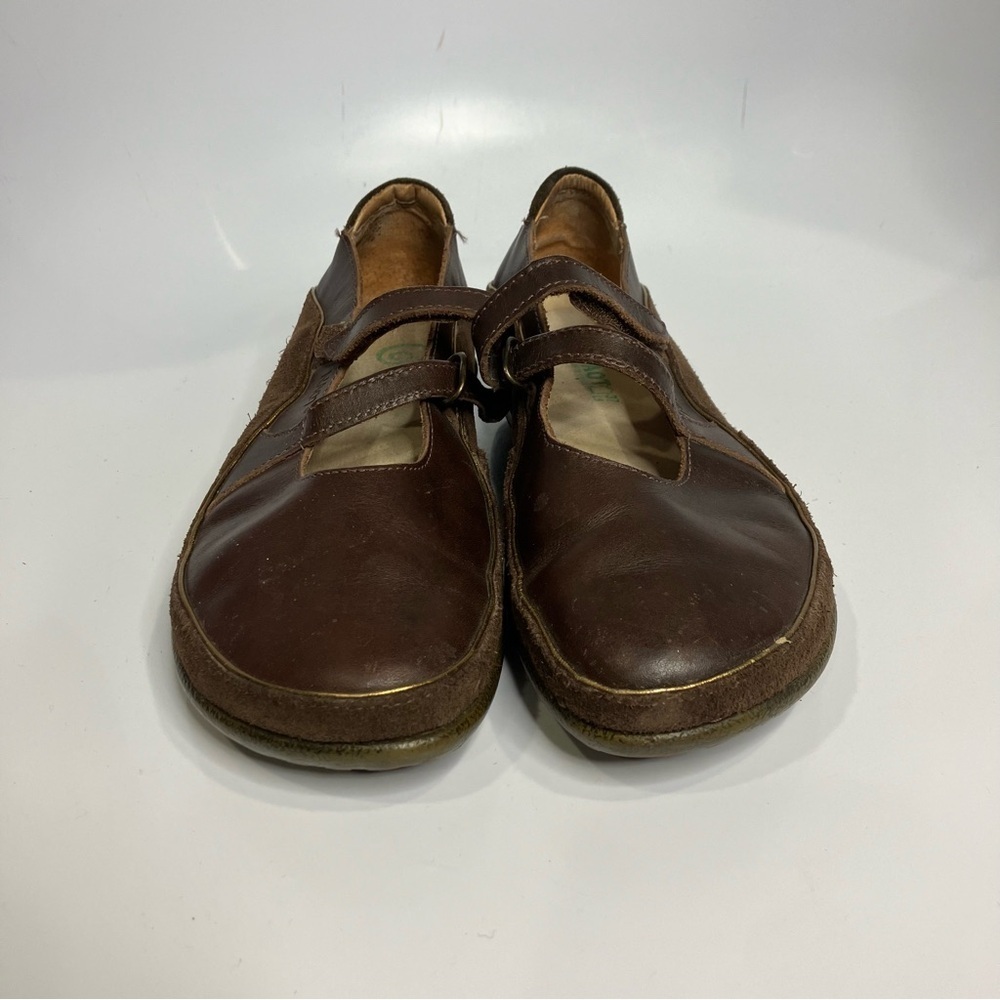 Naot Matai mary Jane style shoes brown & gold leather size 37 - Picture 2 of 6